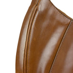 Saint Laurent Vintage Brown Leather Mini Shoulder Bag
