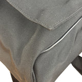 Gucci Black Canvas Flap Messenger Bag