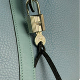 Hermes Blue Leather Picotin Lock 18 Bucket Bag