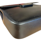 Prada Vintage Black Leather Top Handle Bag