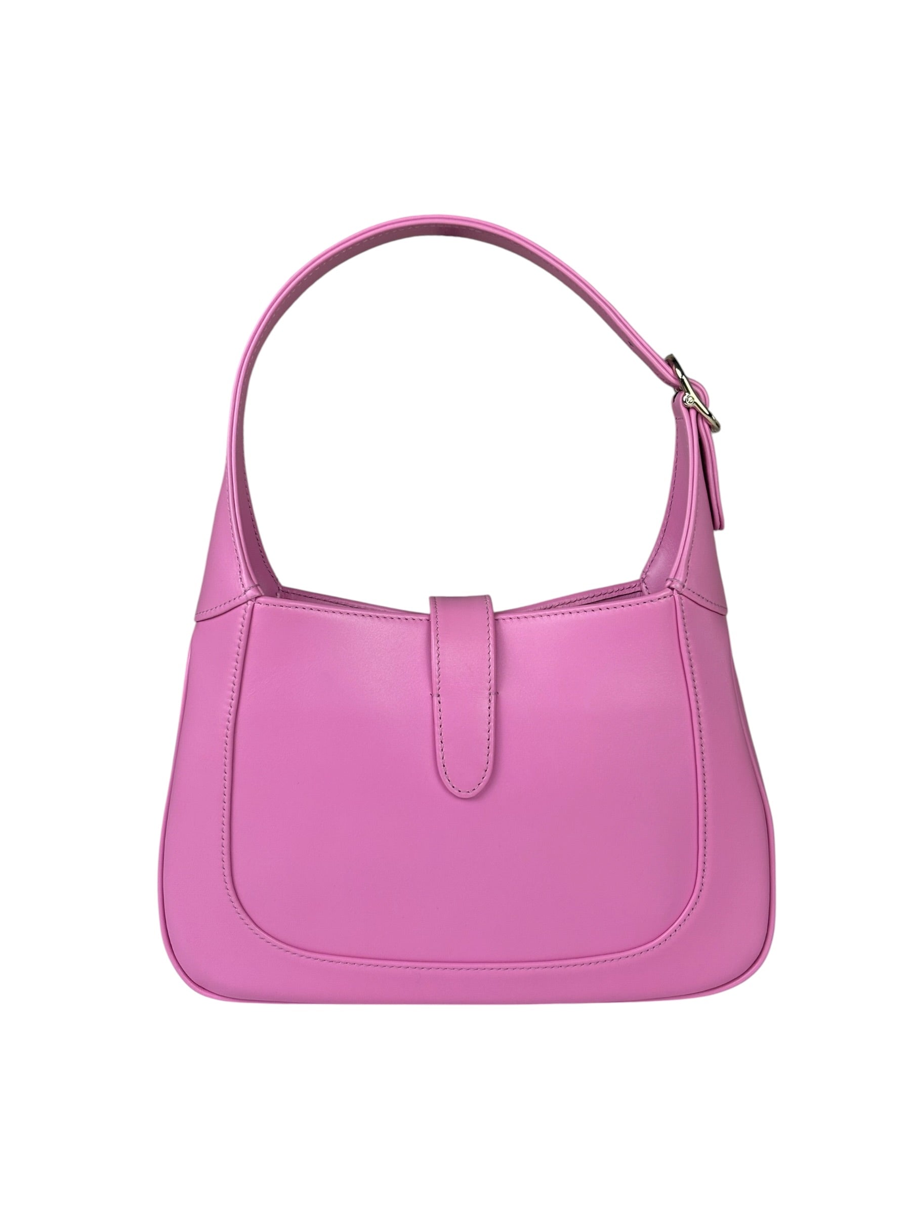Gucci Pink Leather Jackie 1961 Hobo Bag