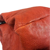 Chanel Red Caviar Quilted Small Frame Shoulder Bag 2011