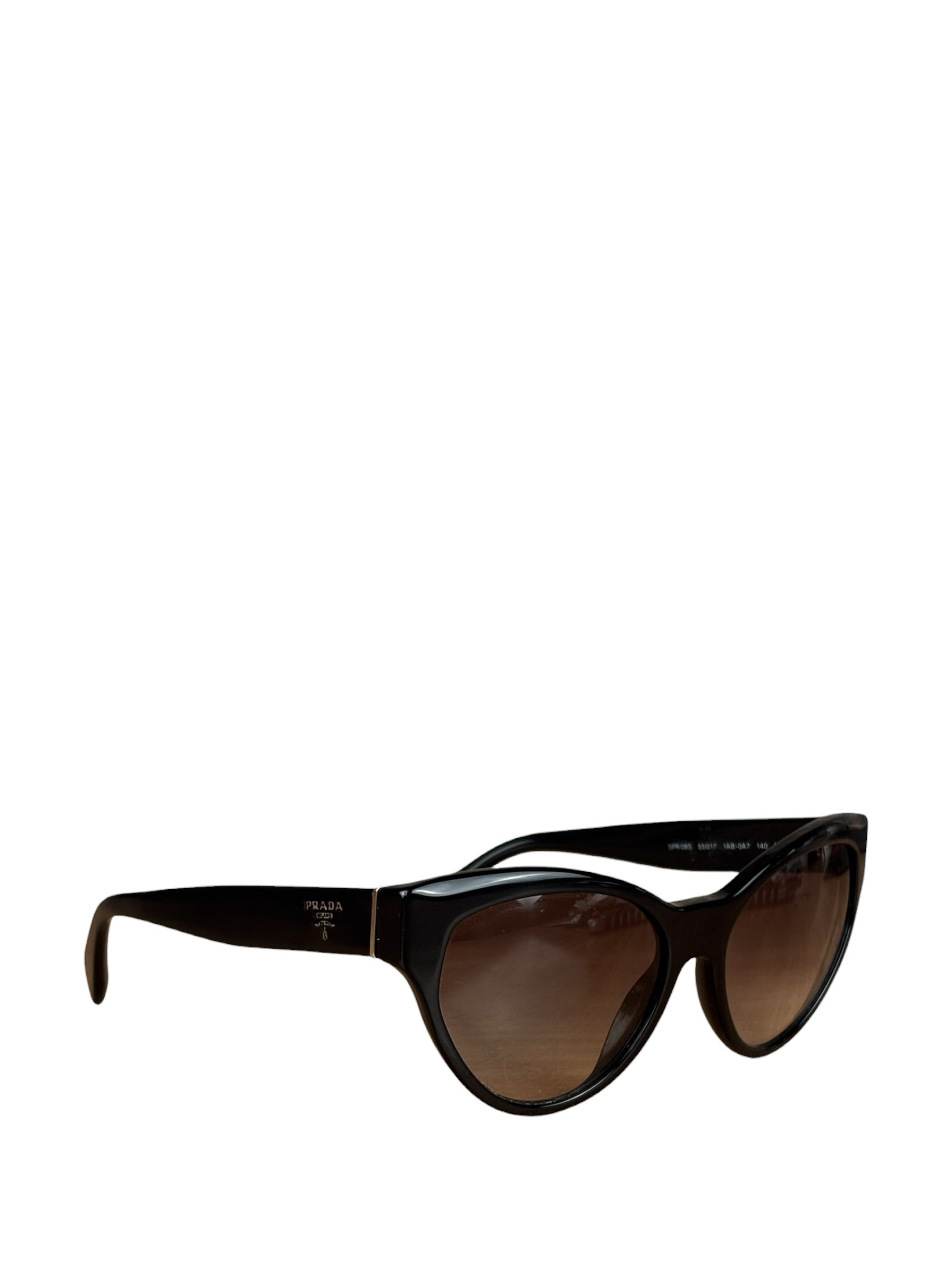 Prada Vintage Black Cat Eye Sunglasses