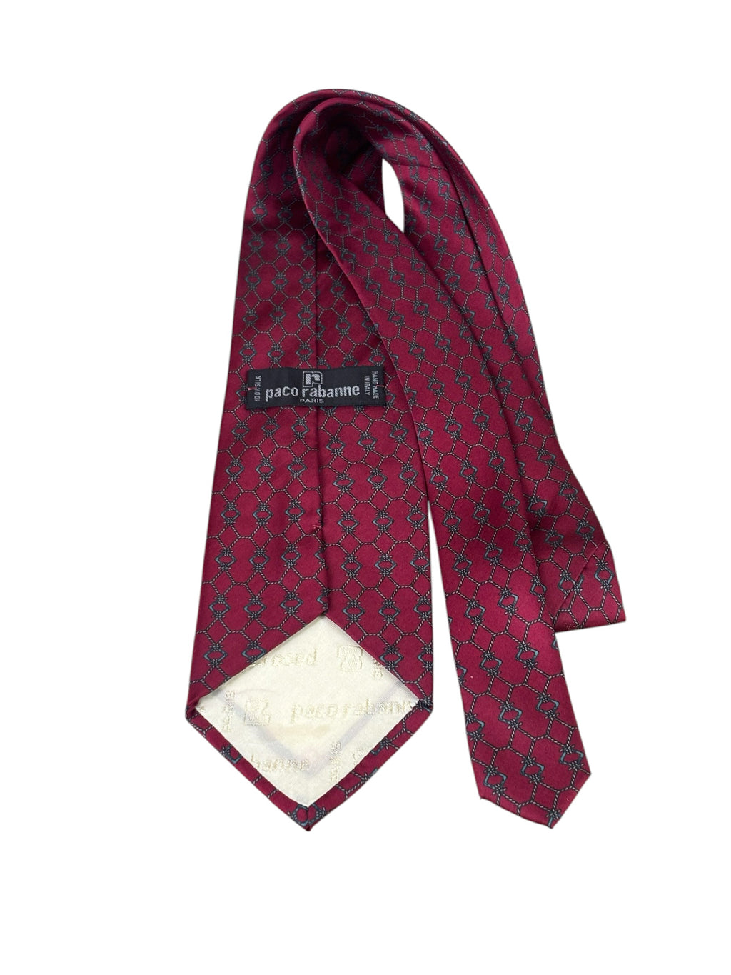 Paco Rabanne Burgundy Tie