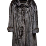 Vintage Dark Brown Beauer Long Coat