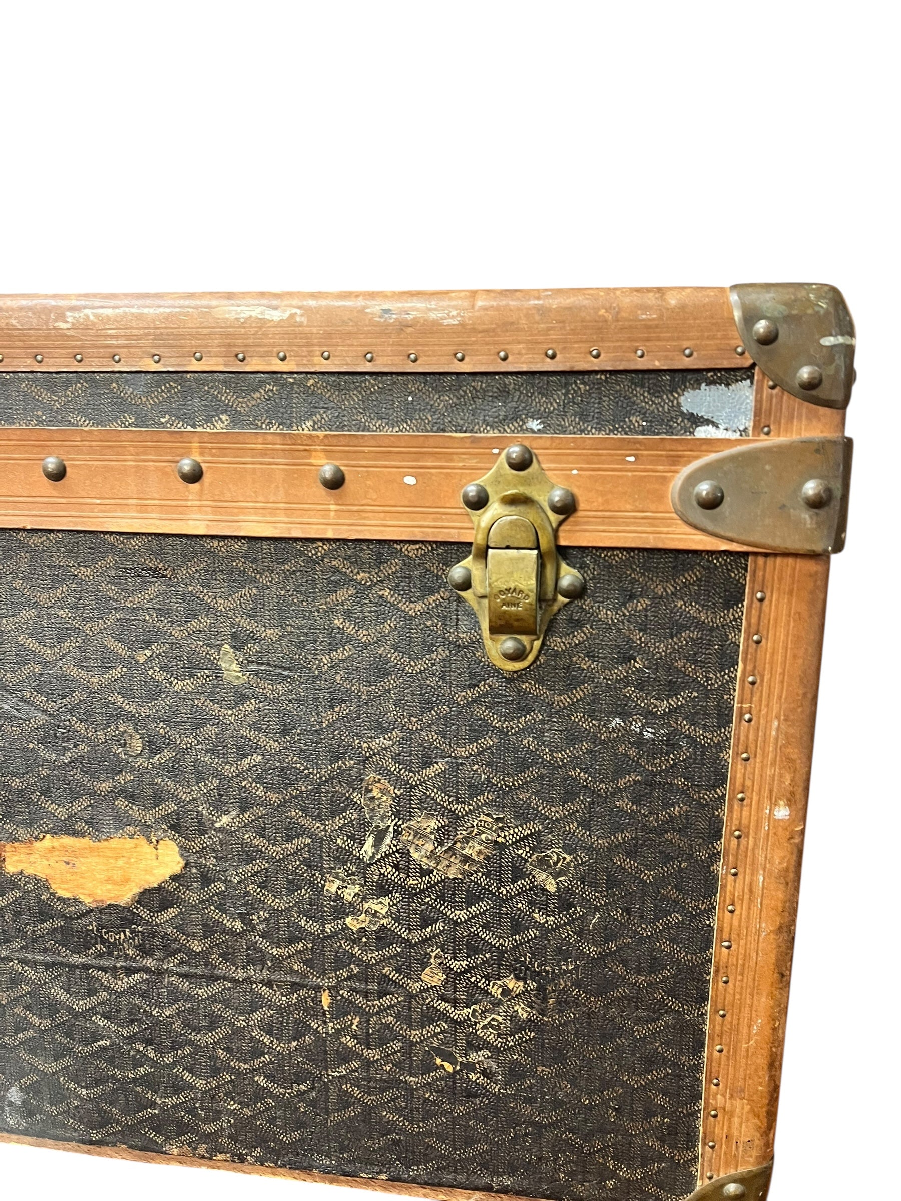 Goyard Vintage ca. 1930s Steamer Trunk