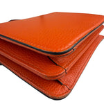 Gucci Orange Leather Small Dollar Interlocking G Shoulder Bag
