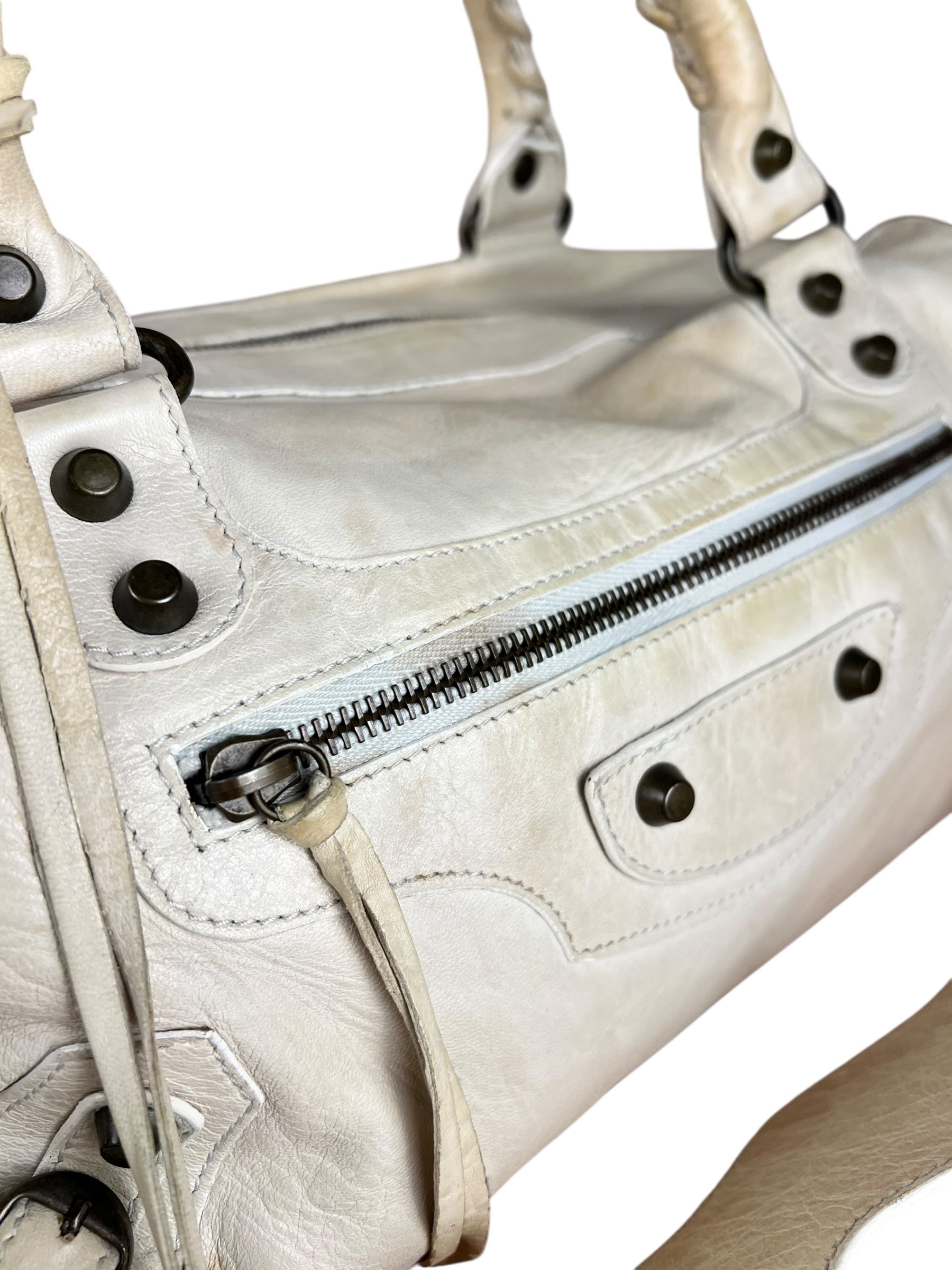 Balenciaga Beige Twiggy Le City Bag