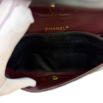 Chanel Black Quilted Leather Classic Medium Double Flap Bag 2014