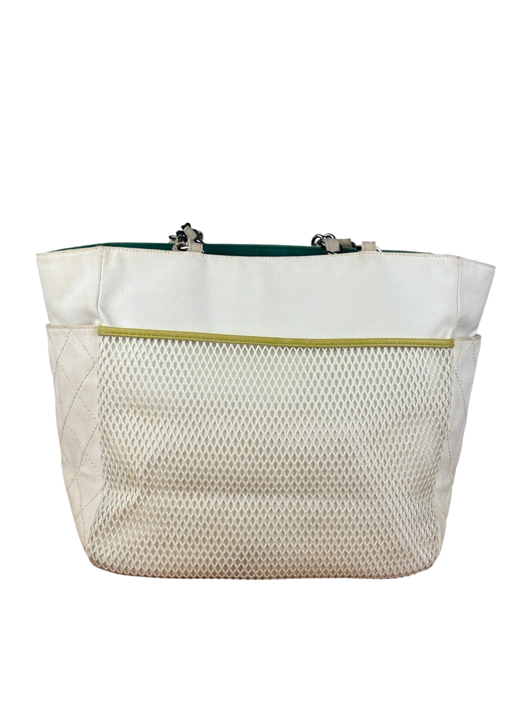 Chanel No.5 White Sport Canvas Tote 2003