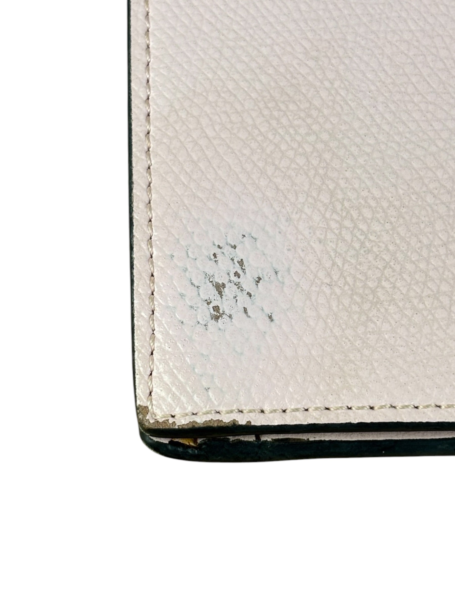 Fendi Light Pink Leather F Logo Snap Wallet
