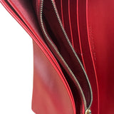 Fendi Red Leather Long Wallet
