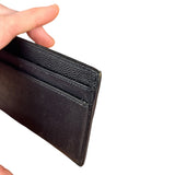 Yves Saint Laurent Leather Cardholder Navy Blue