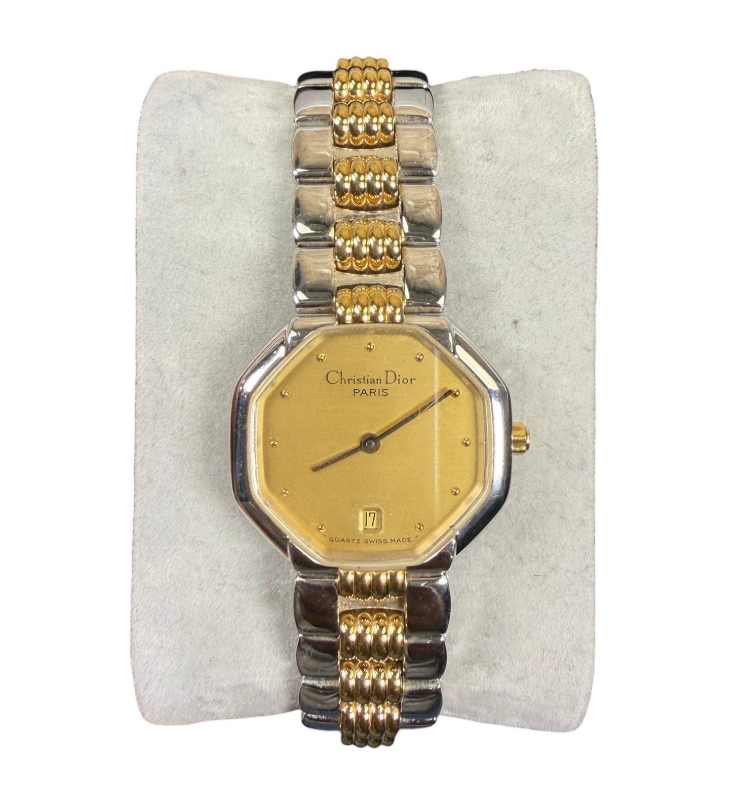 Christian Dior 2Tone Octagon Champagne Dial