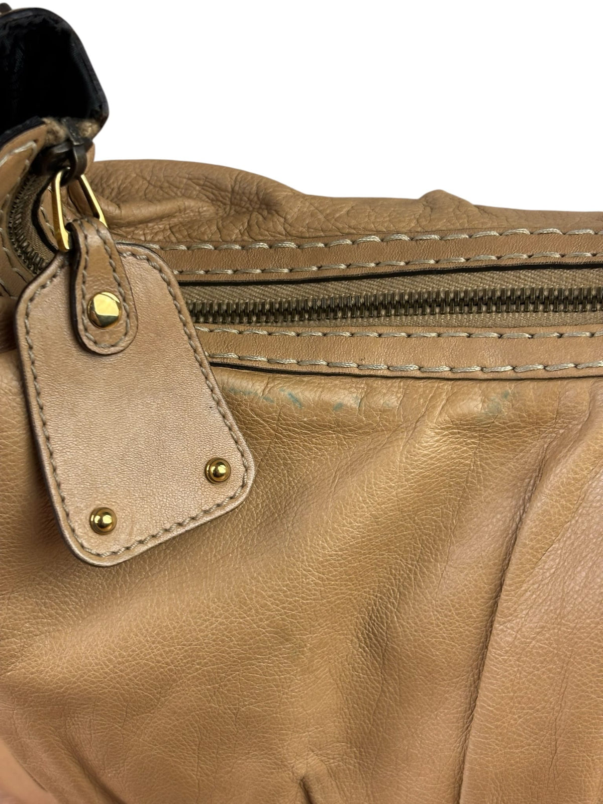 Gucci Jockey Hobo Light Brown