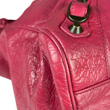 Balenciaga Pink Leather Classic City Two-Way Bag