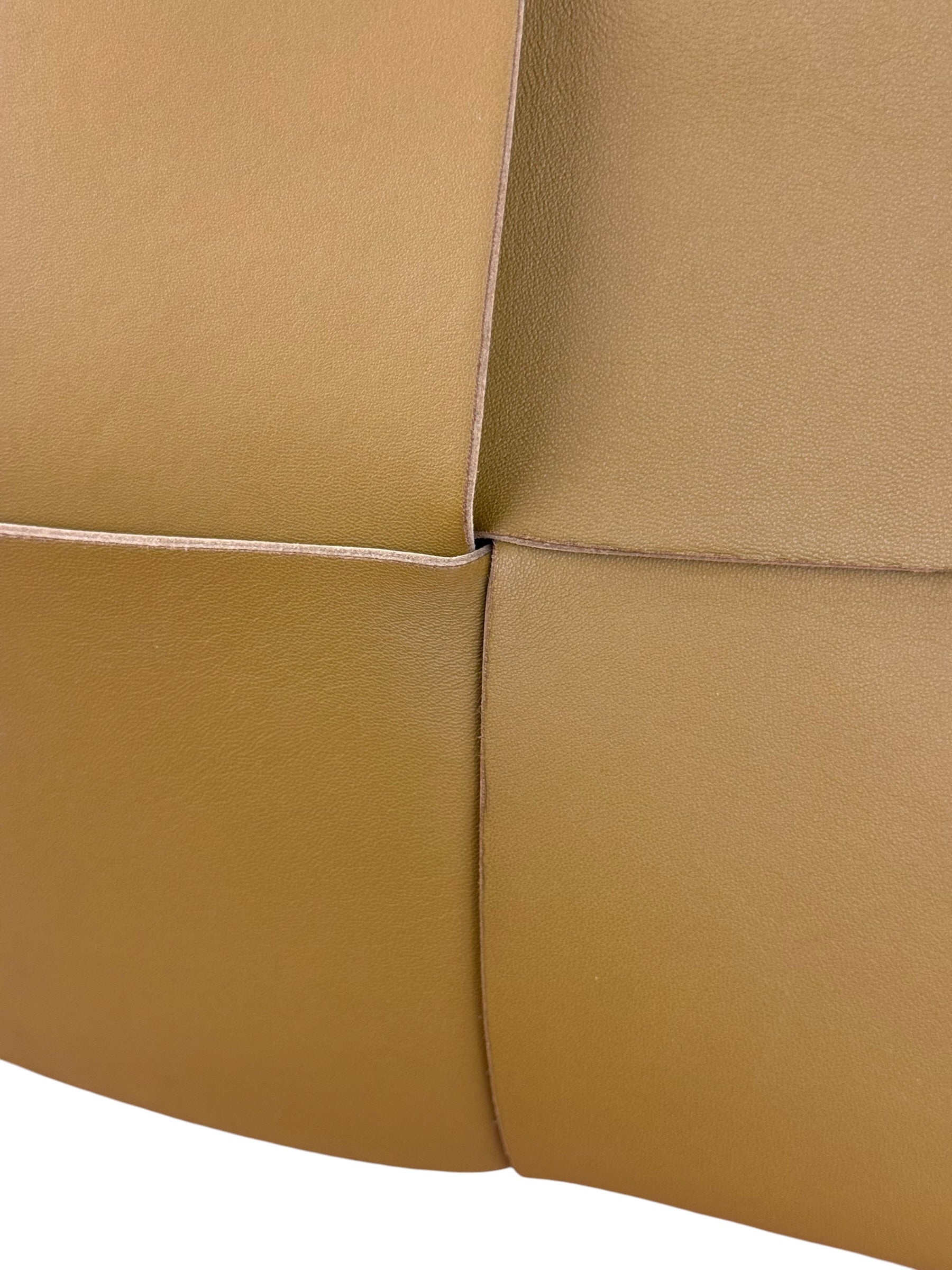 Bottega Veneta Muted Olive Intreccio Arco Woven Leather Tote