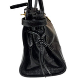 Prada Black Bonnie Calfskin Shoulder Bag