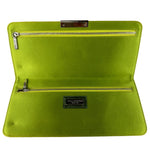 Dolce & Gabbana Lime Green Satin Clutch