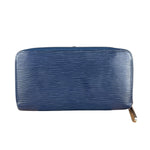 Louis Vuitton Navy Epi Long Zippy Wallet