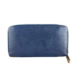 Louis Vuitton Navy Epi Long Zippy Wallet