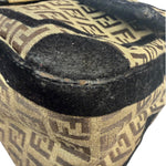 Fendi Black Trim Zucca Mamma Baguette