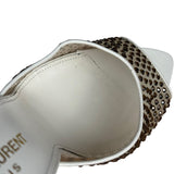 YSL Gippy Crystal Mesh Stilettos