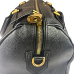 Louis Vuitton Black Monogram Bandouliere NM Empreinte Noir Speedy 30