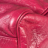 Balenciaga Pink Leather Classic City Two-Way Bag