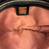 Fendi Vintage Grey/Black Knit Wool Baguette