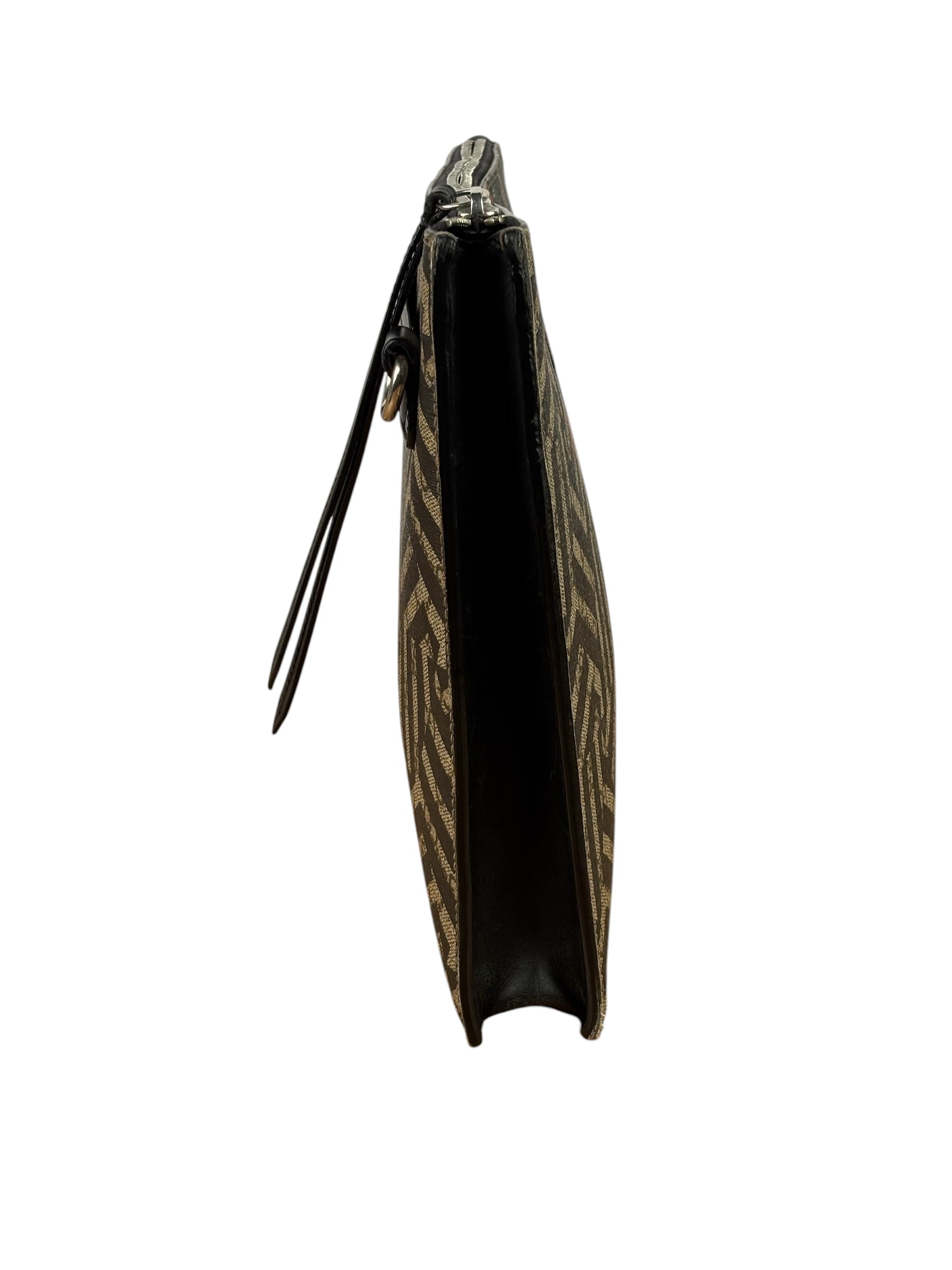 Gucci Beige/Black GG Caleido Web Zip Crossbody Bag