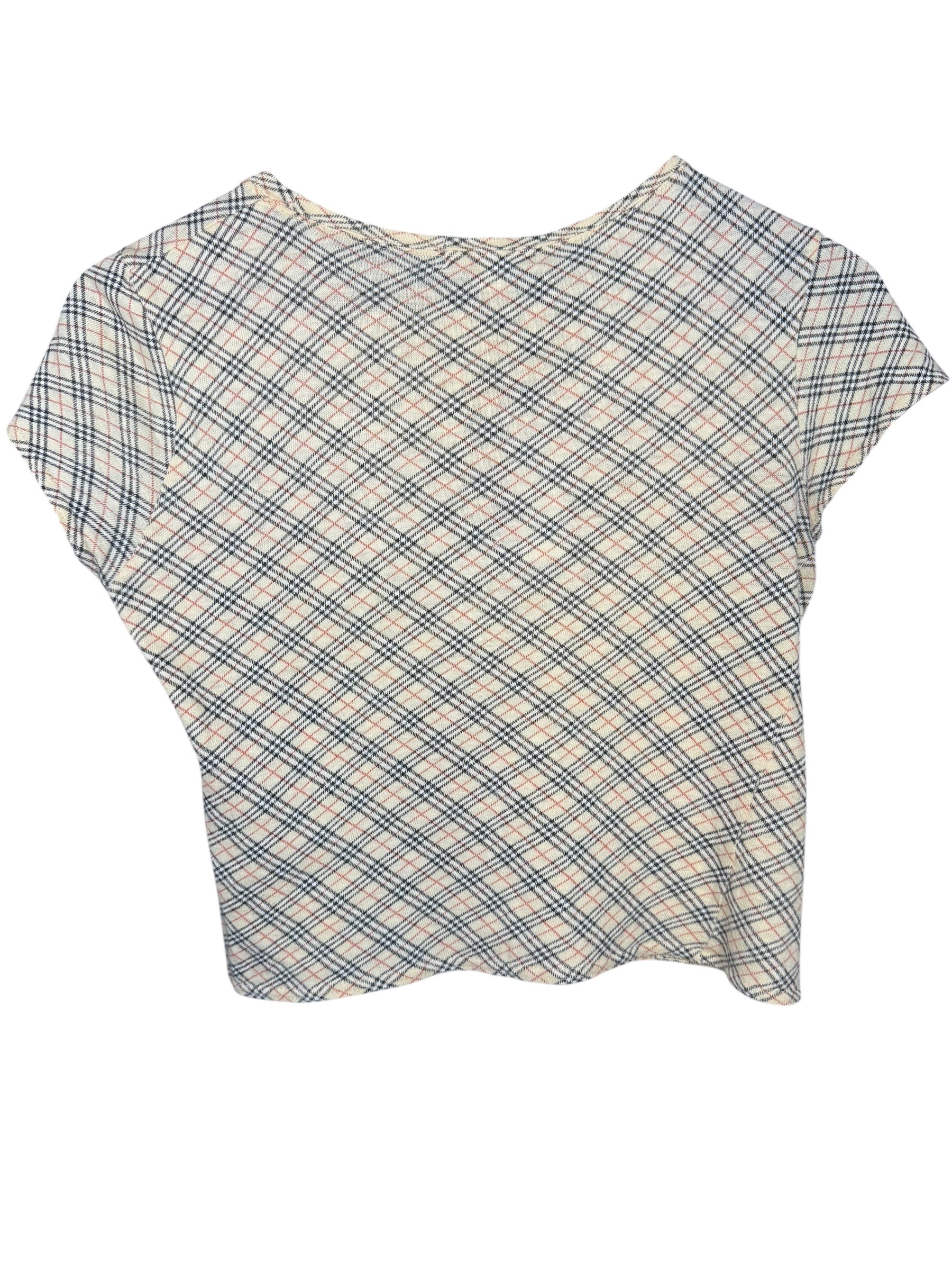 Burberry Check Short Sleeve Baby Tee