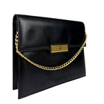 Christian Dior Black Leather Flap Bag Replacement Chain