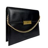 Christian Dior Black Leather Flap Bag Replacement Chain