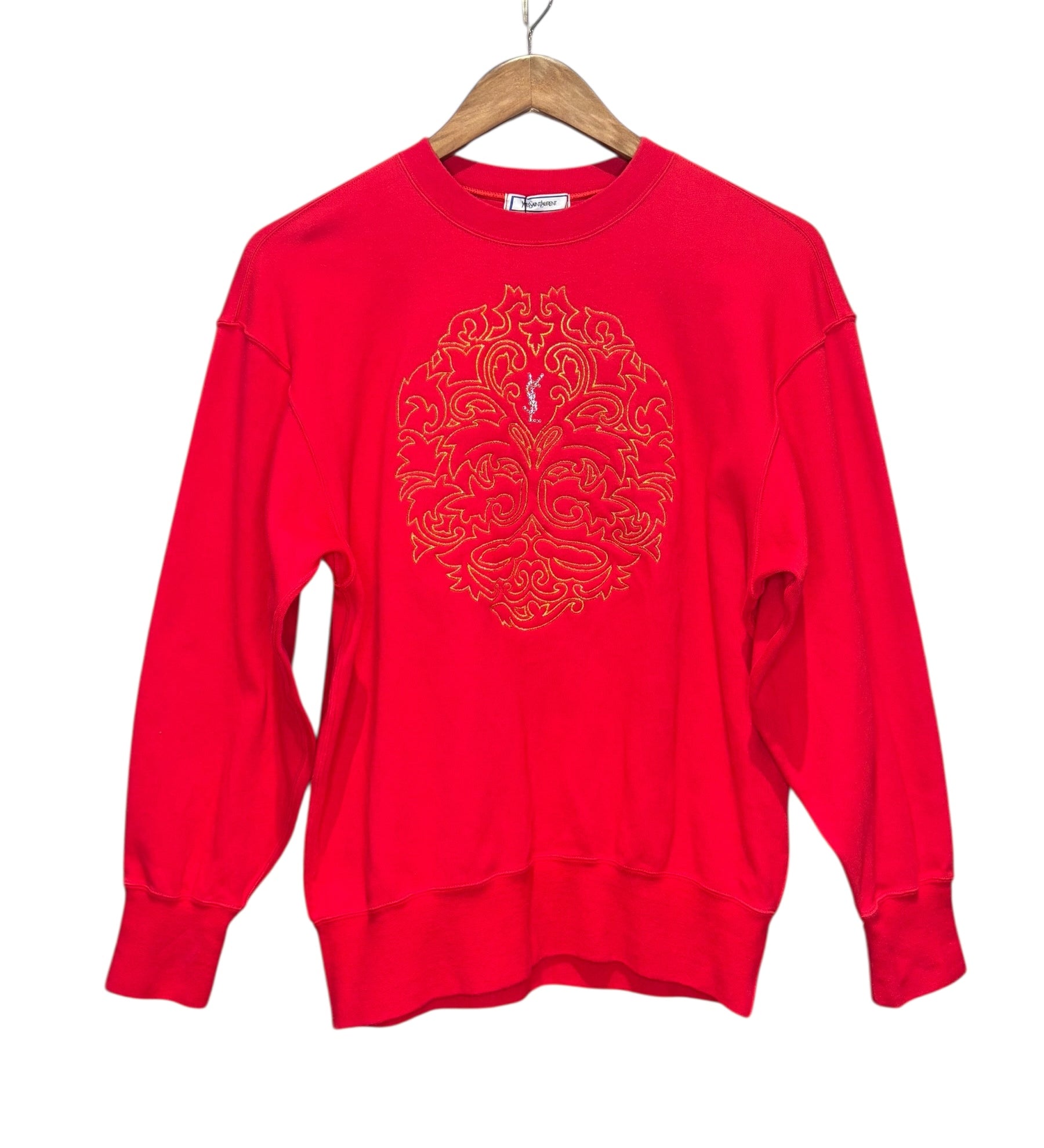 Yves Saint Laurent Vintage Embroidered Sweatshirt