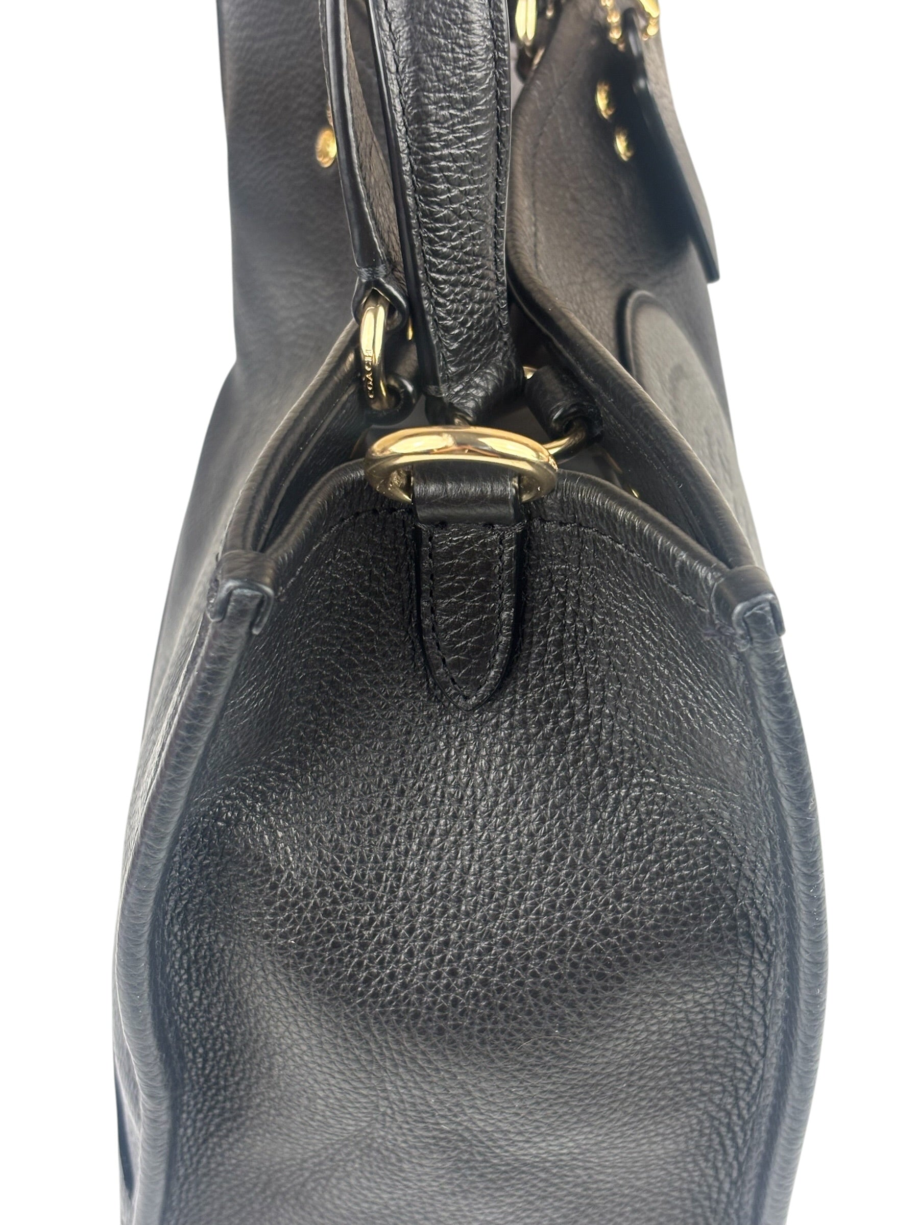 Coach Black Dempsey Carryall 2-Way Bag