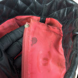 Chanel Black Leather Cambon Ligne Tote 2003