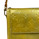 Louis Vuitton Yellow Patent Leather Vernis Mott Accessory Pouch