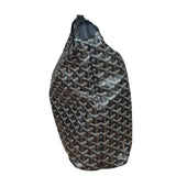 Goyard Brown/Black Leather Boheme Hobo Bag