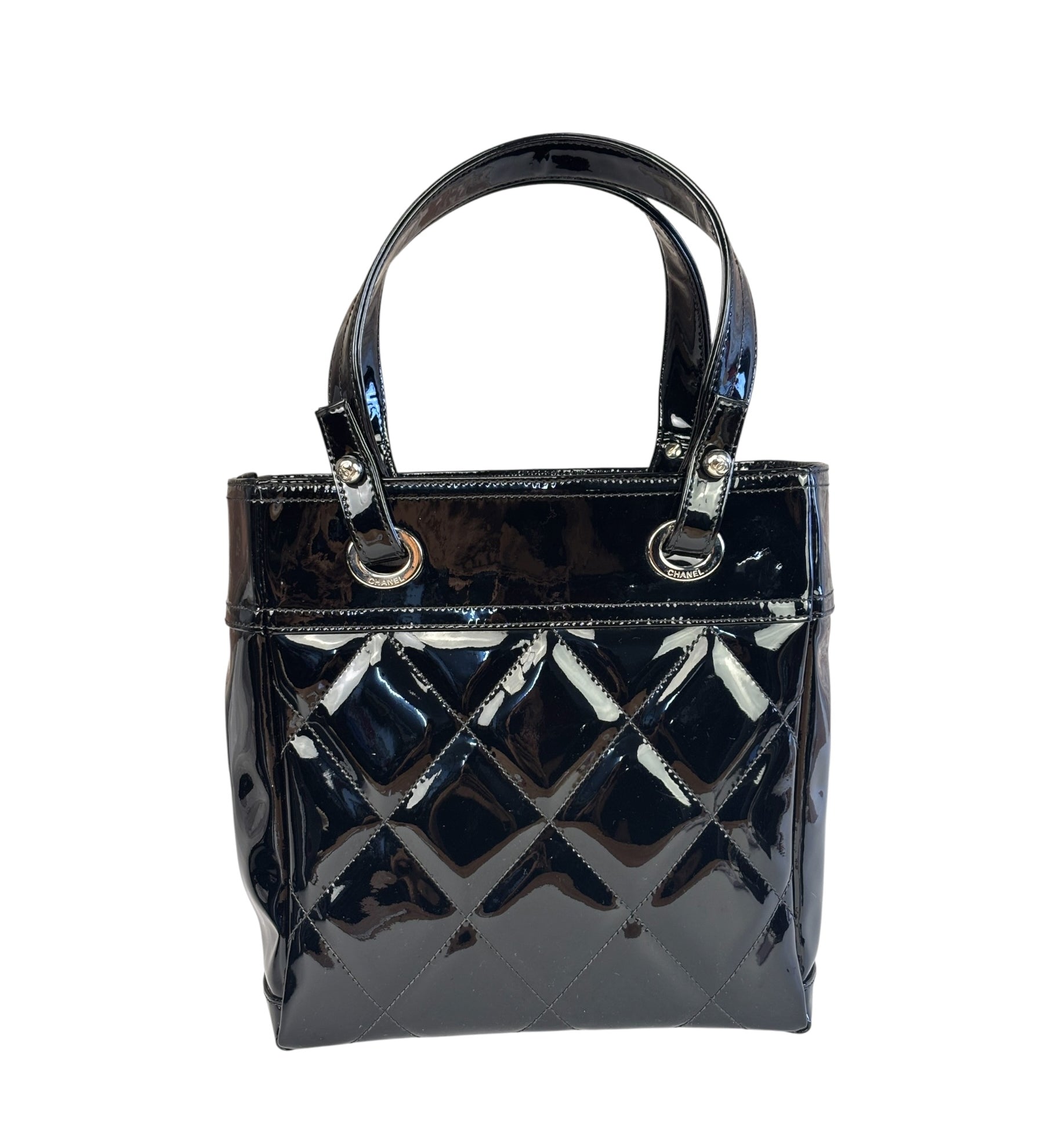Chanel Black Leather Paris-Biarritz Tote