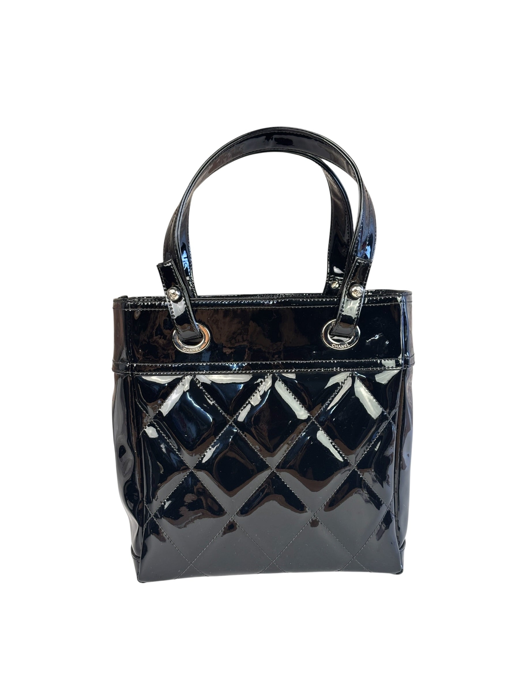 Chanel Black Leather Paris-Biarritz Tote