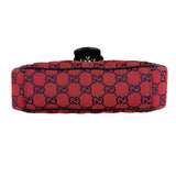 Gucci GG Red Marmont Flap Chain Shoulder Bag