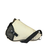 Christian Dior Cream Nylon Saddle Bag