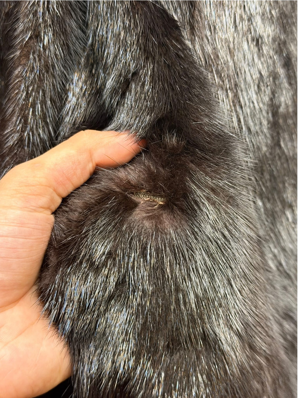 Vintage Dark Brown Mink Fur Coat