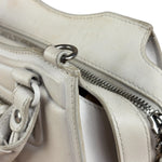 Balenciaga White Leather Neo Classic Le City Two-Way Bag
