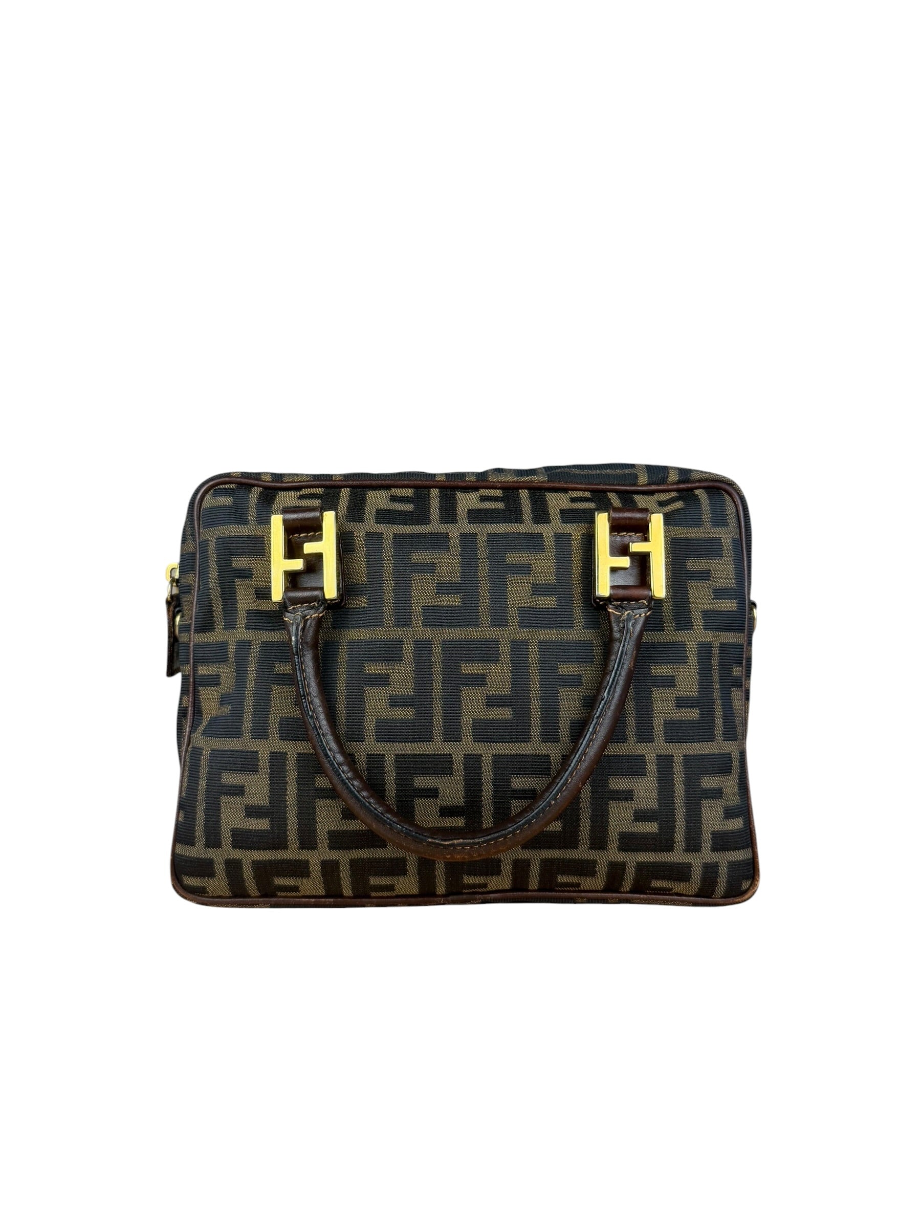 Fendi FF Vintage Zucca Mini Top Handle Bag