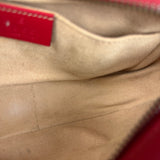 Gucci Leather GG Red Marmont Crossbody