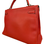 Hermes Coral-Red Epson Casaque Togo Kelly 32