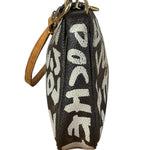 Louis Vuitton Graffiti Canvas Monogram White Spray-Paint Pochette