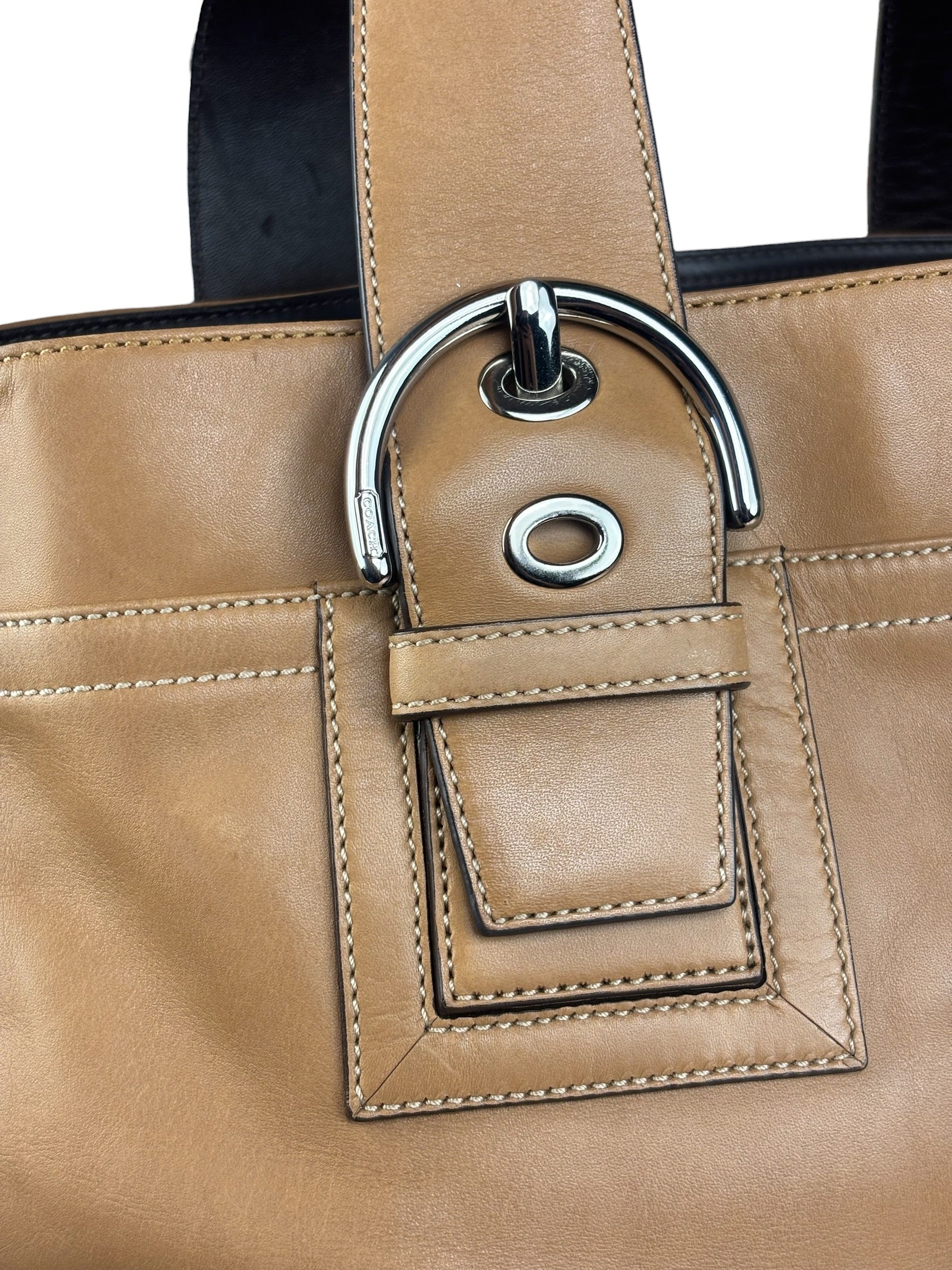 Coach Vintage Tan Brown Soho Shoulder Bag